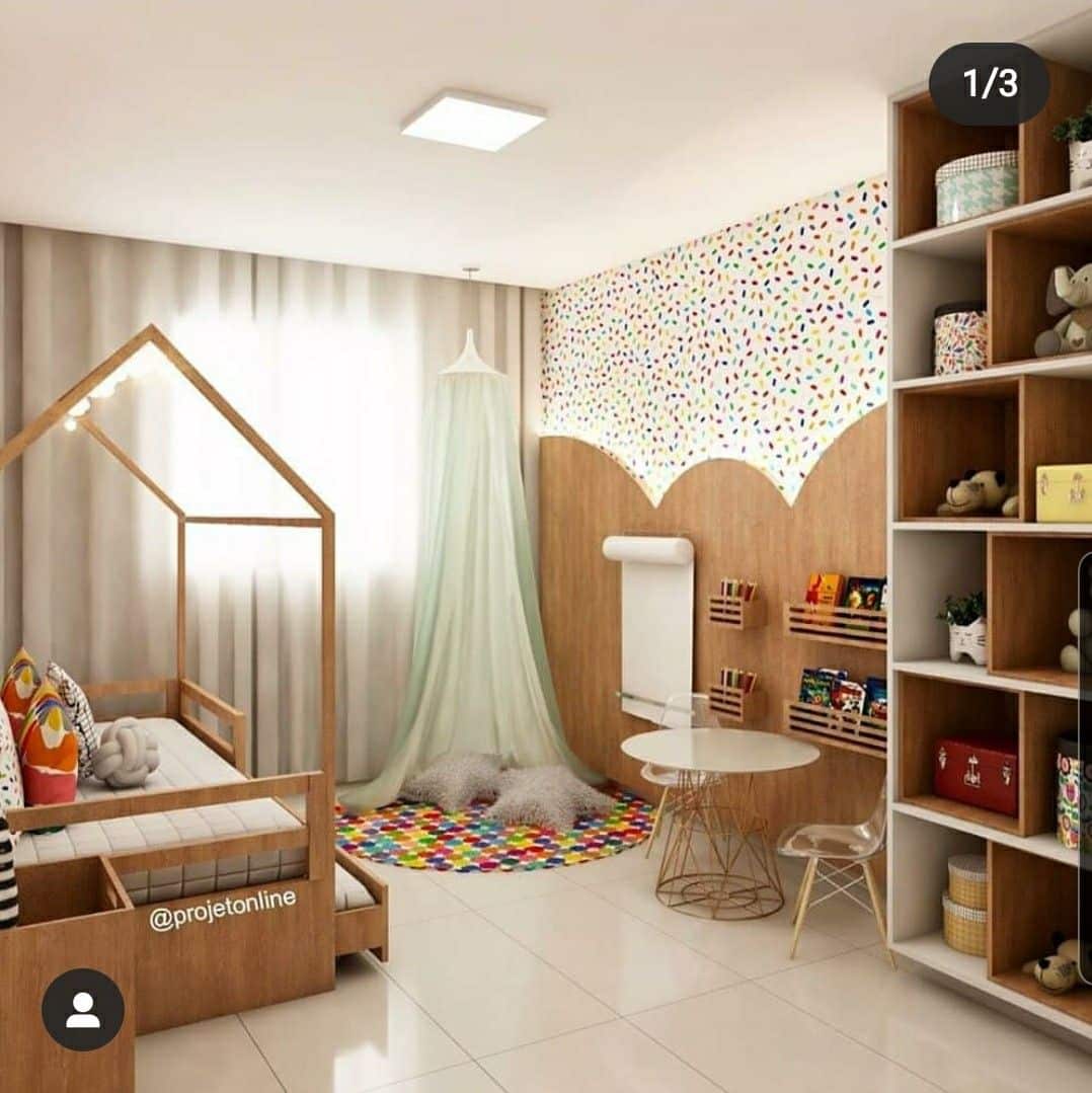 Tendências de Quartos Infantis para 2022 foto reprodução Arquiteto foto por Lucila Porto no Pinterest