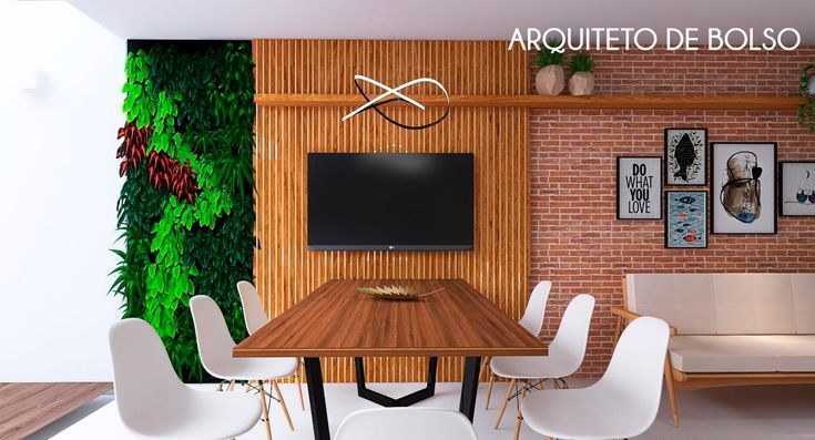 Área gourmet planejada, jardim vertical Área gourmet planejada, jardim vertical