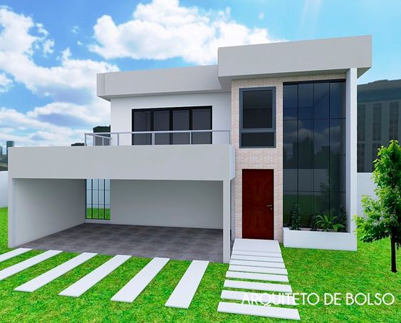 casas de alvenaria inspiradores