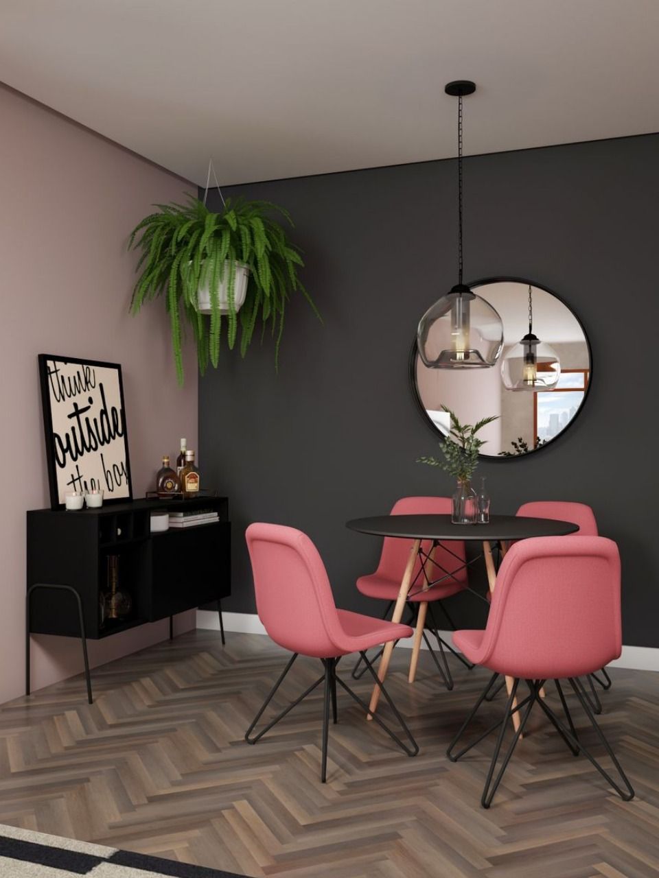 Como combinar os móveis, sala de jantar