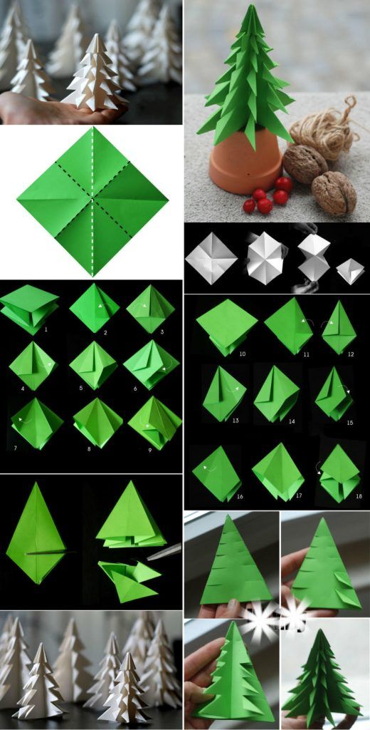 Decoração de Natal gastando pouco, árvore de papel