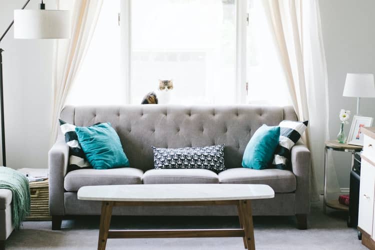 decoração de sala simples e barata