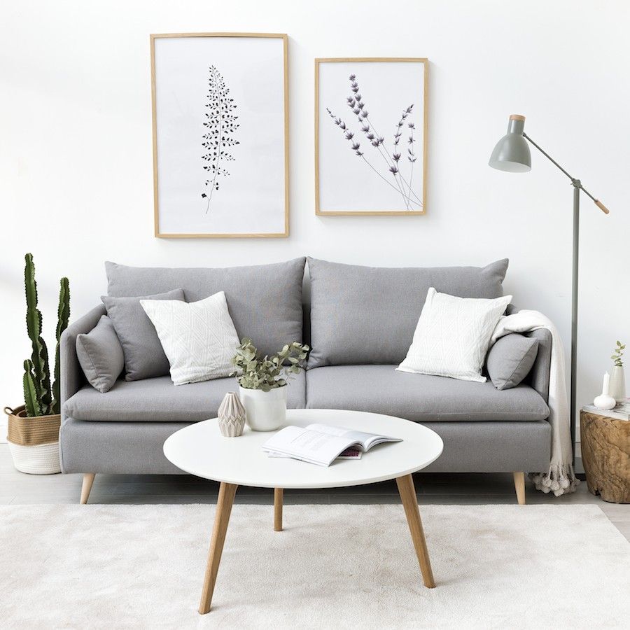 Decorar salas pequenas, sofá dois lugares