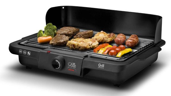 Equipamentos elétricos na cozinha, grill elétrico