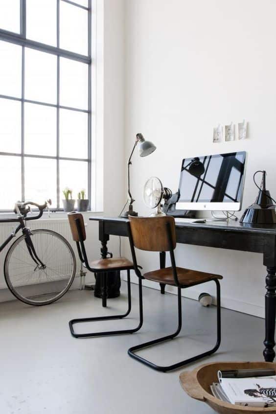 iluminação para home office