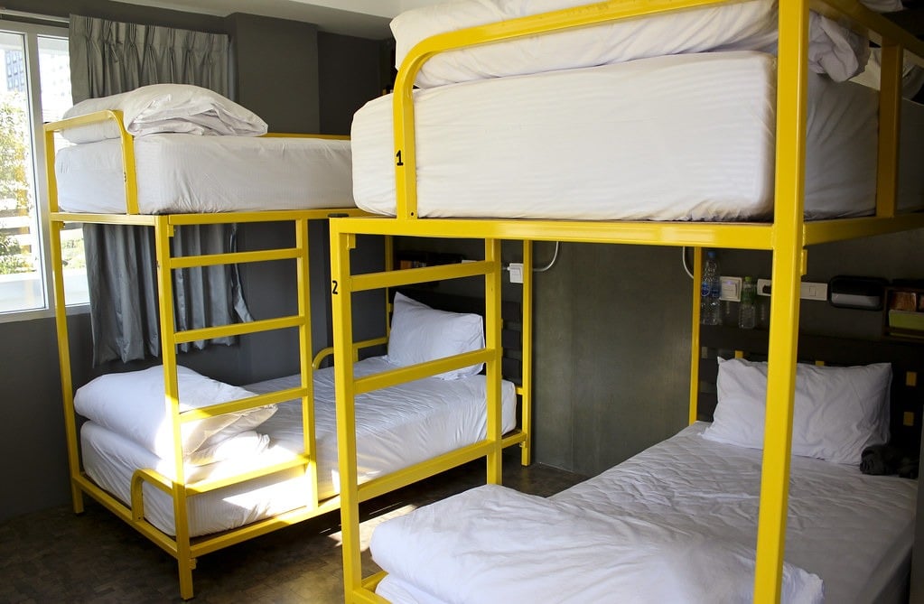 Organização para espaços pequenos, cama-beliche