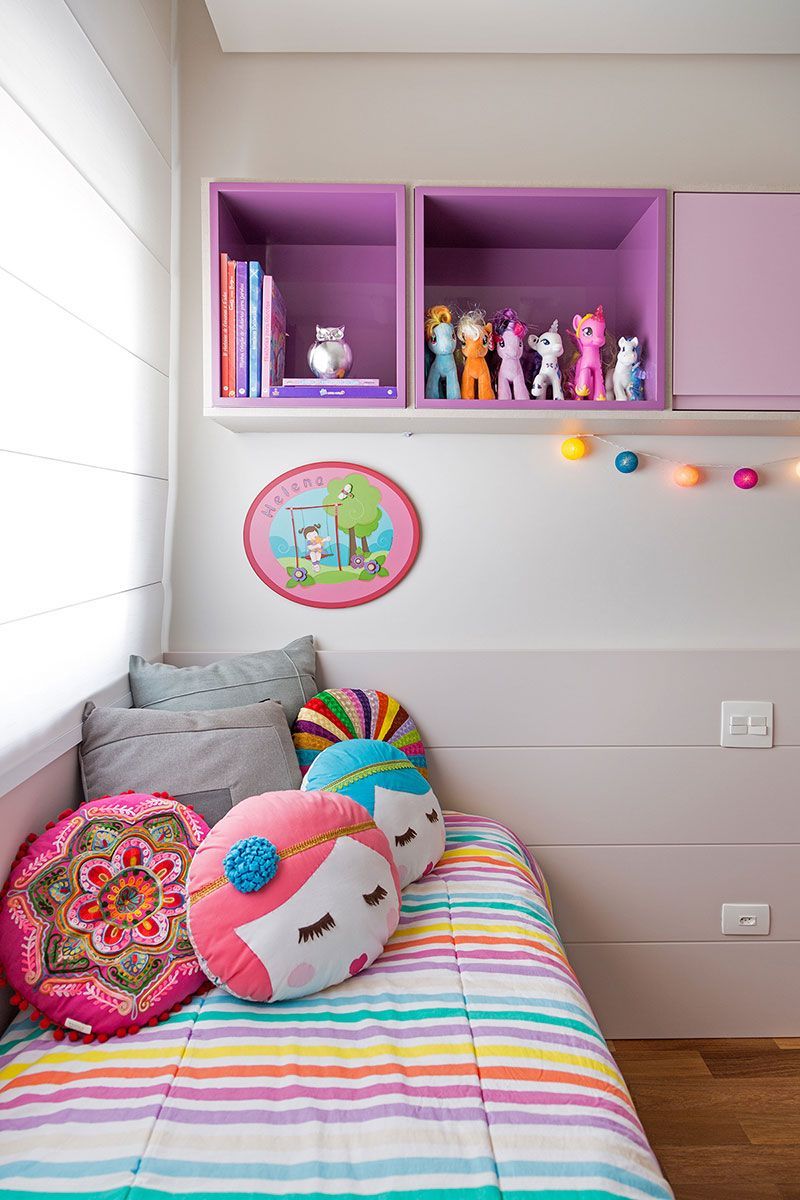 Quarto infantil, almofadas