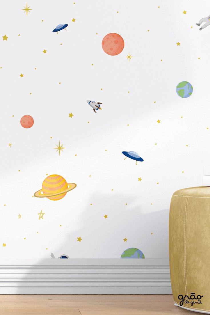 Quarto infantil, papel de parede