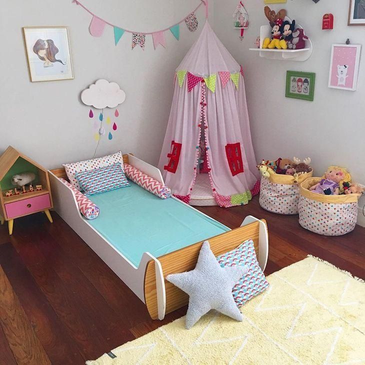 Quarto montessoriano, móveis