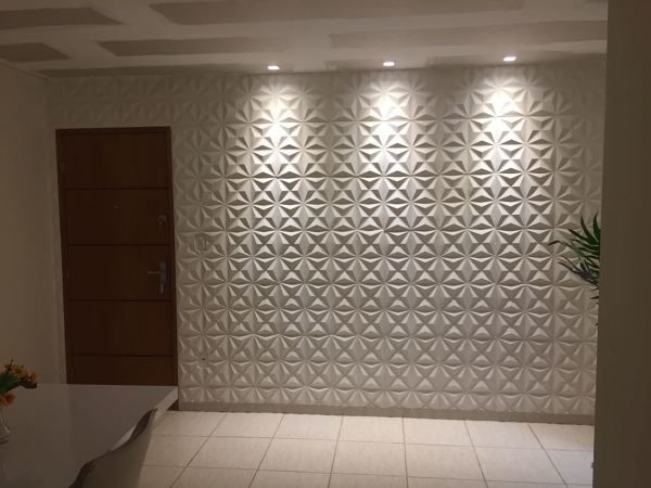 Reforma com drywall, decoração na parede