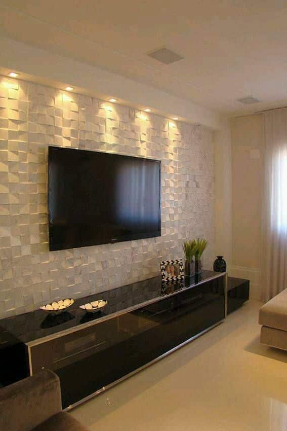 Reforma com drywall, sala de TV