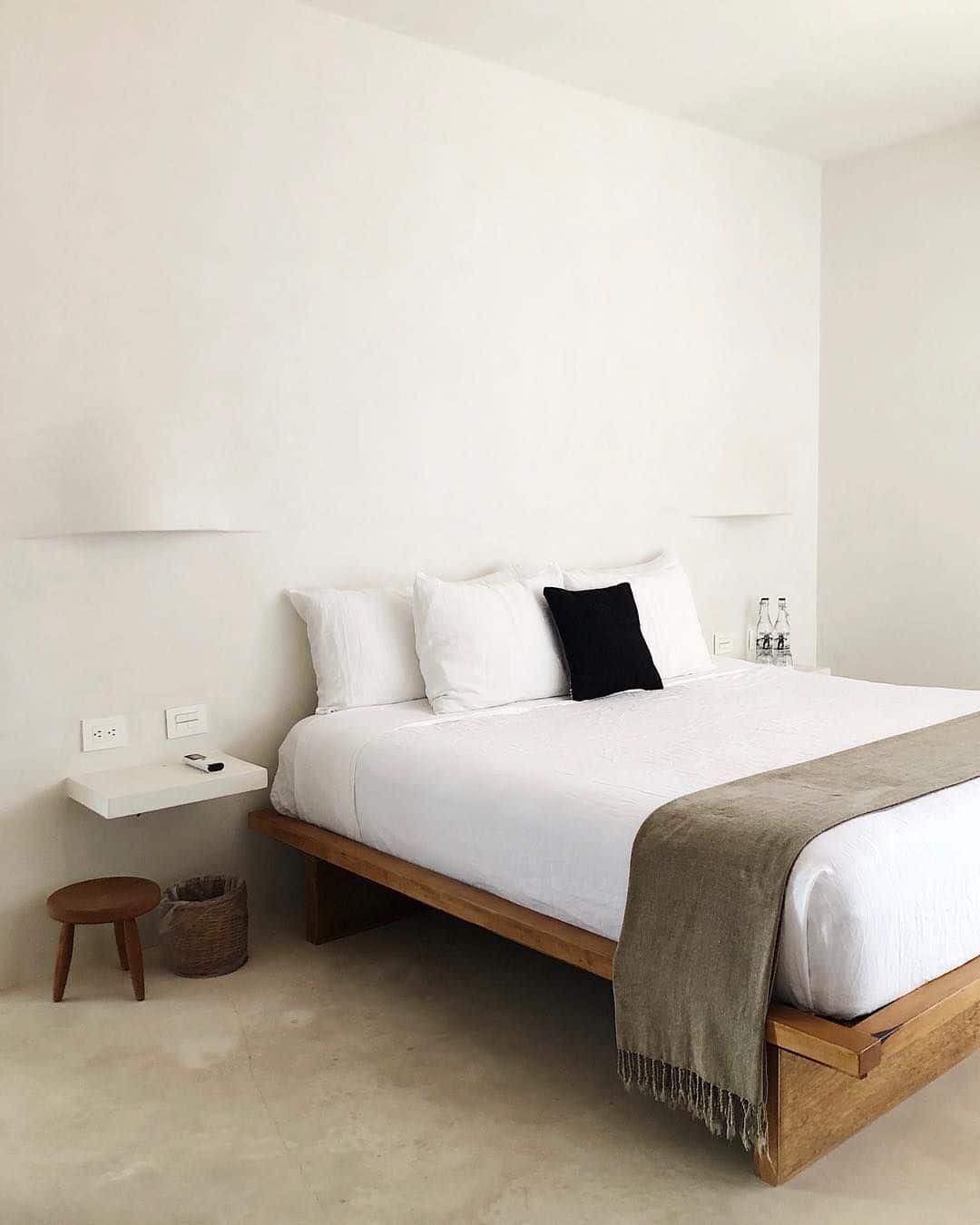 Tendências de decoração para 2020, cama estilo wabi-sabi