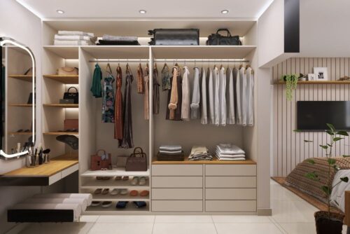 Como fazer um closet dentro do quarto? 8 dicas para montar o seu!