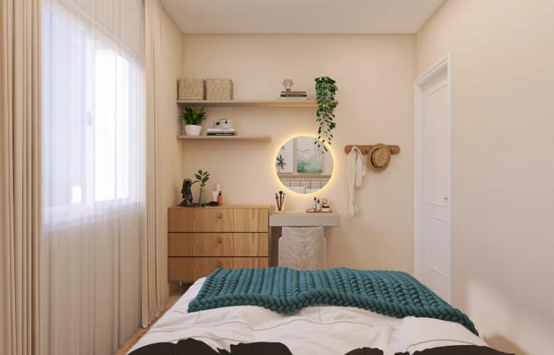 Decoração quarto de casal pequeno: truques para otimizar espaços reduzidos sem perder o charme